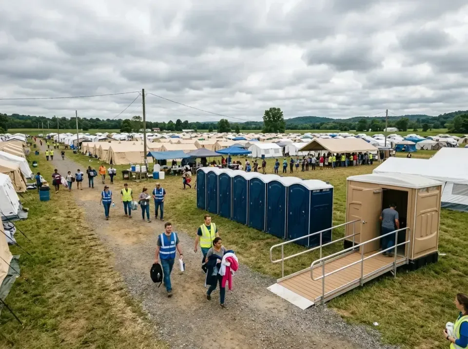disaster-relief-camp-restrooms-010 — frequently asked questions, Dumpster & Portable Bathrooms Rental in Breckenridge Hills,…